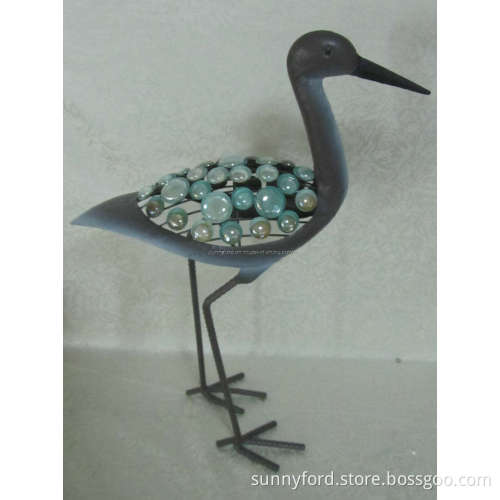 Metal Garden Crane Decoration (SFM0592)